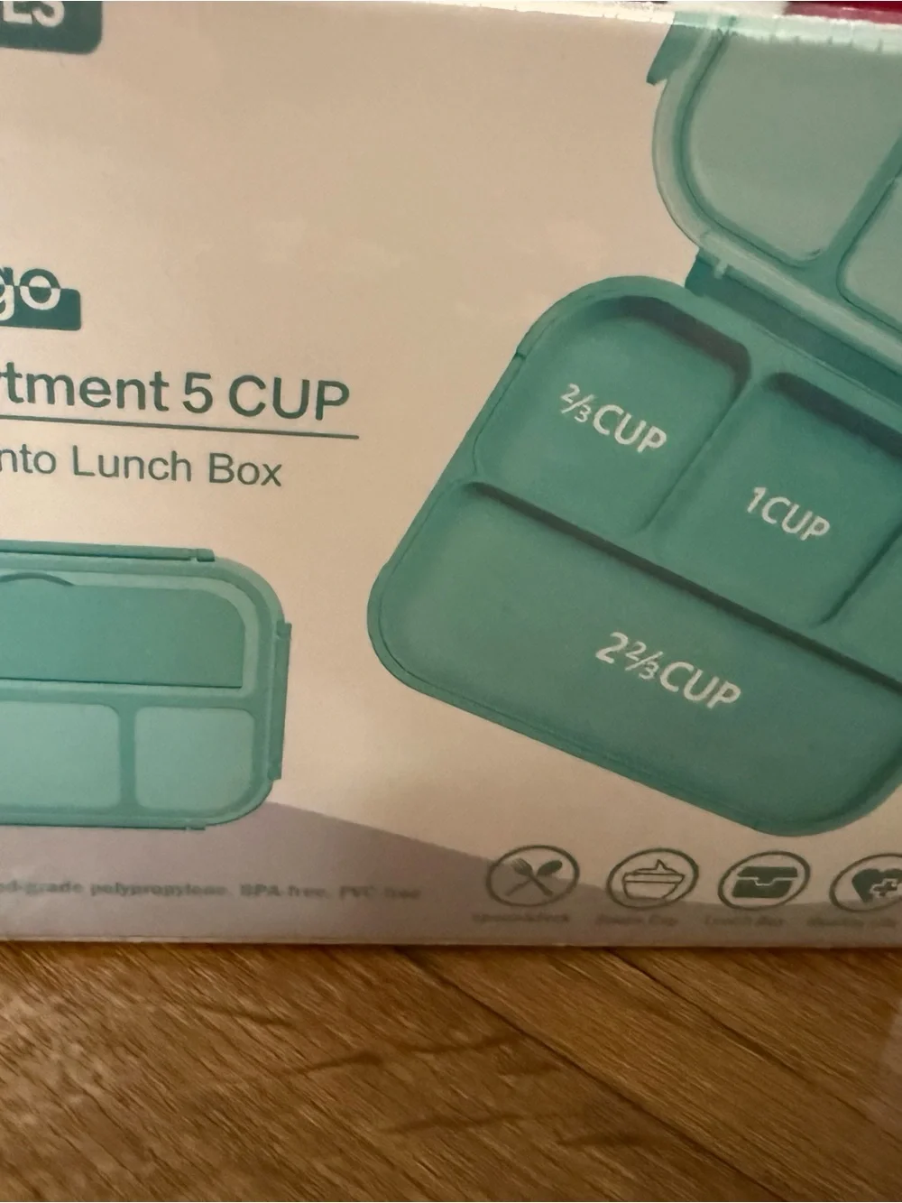 Bento Box Lunch Container - Brown